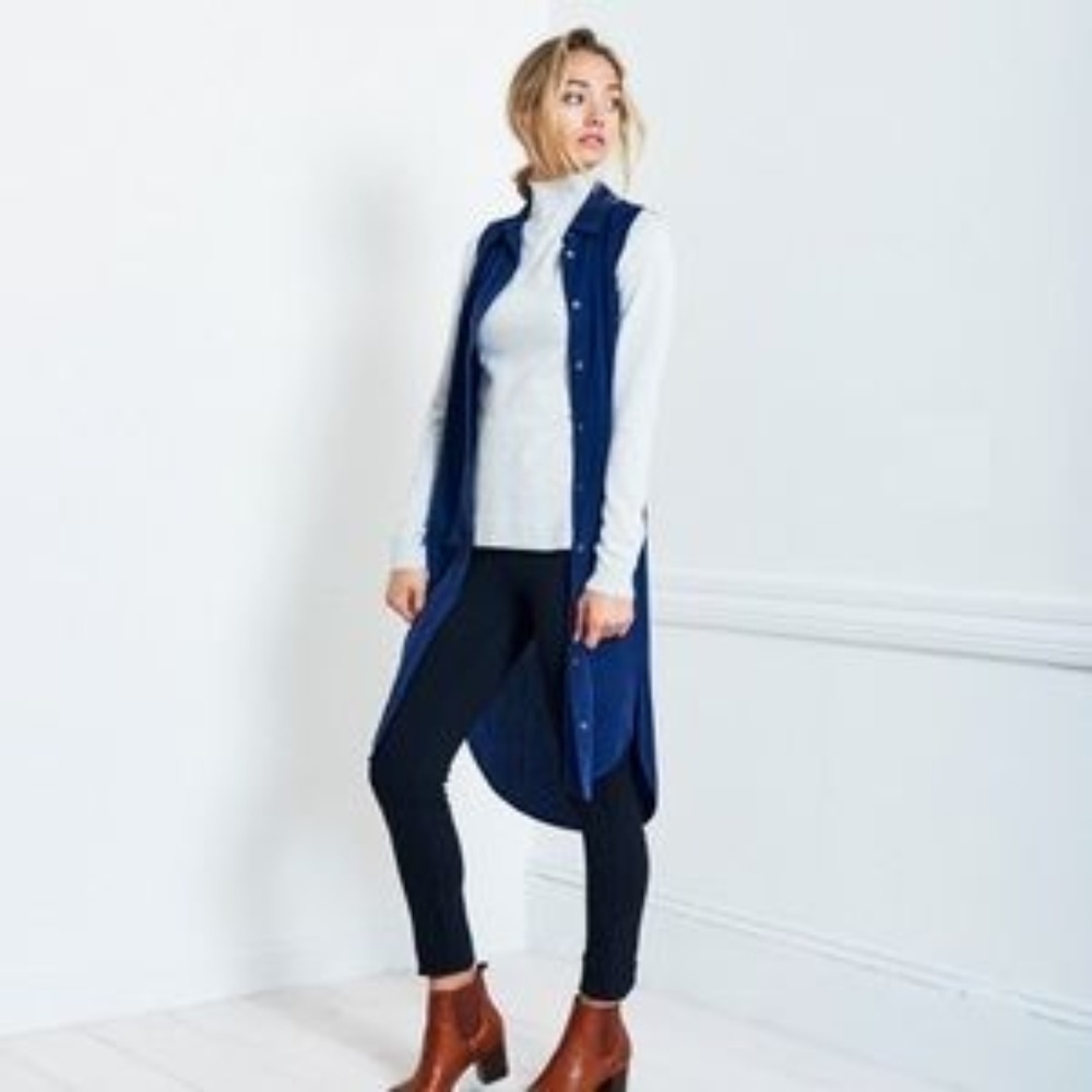 Brass Clothing Sleeveless Shirt Dress NWOT